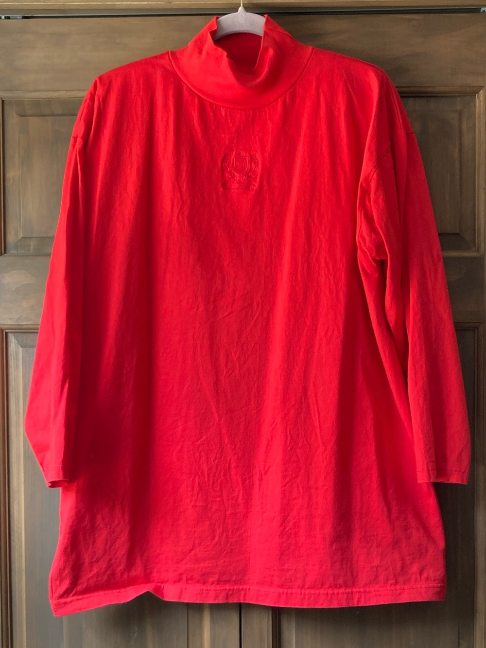 Jessica Roberts Red Turtleneck Shirt XL